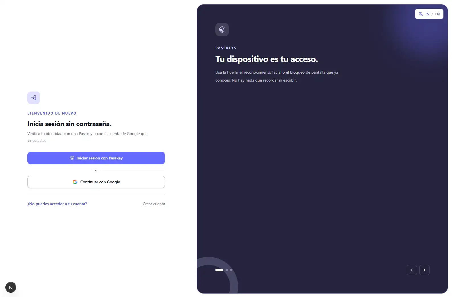 Proyecto Passkeys