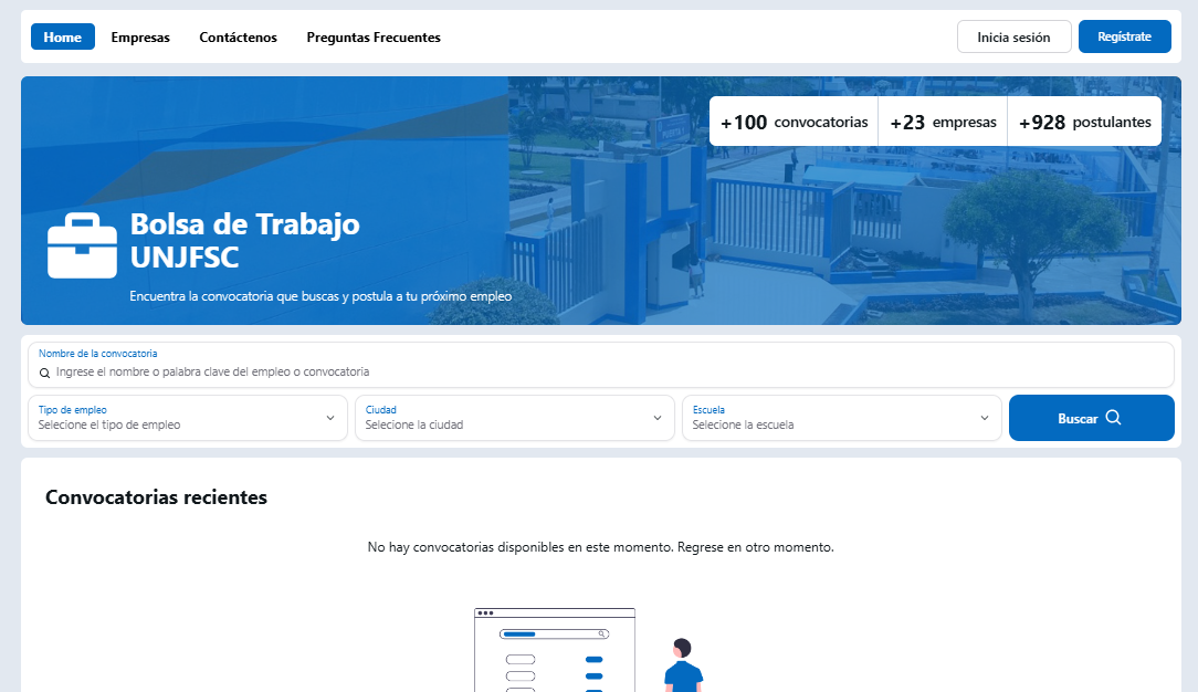 Proyecto Bolsa de Trabajo UNJFSC